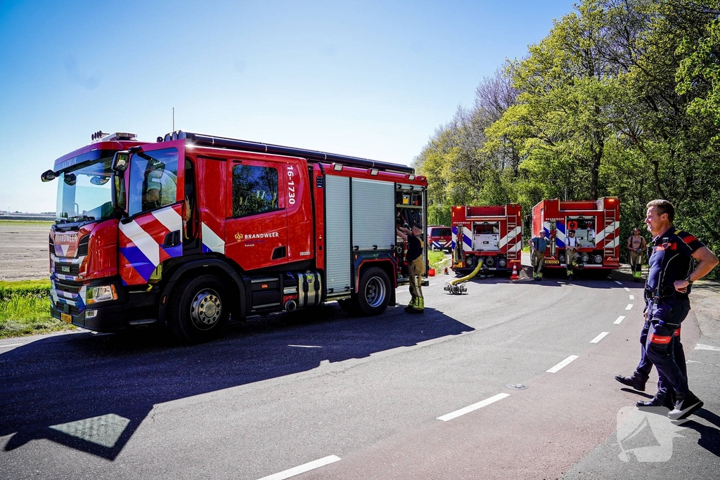 Brand in duingebied zorgt voor rookontwikkeling