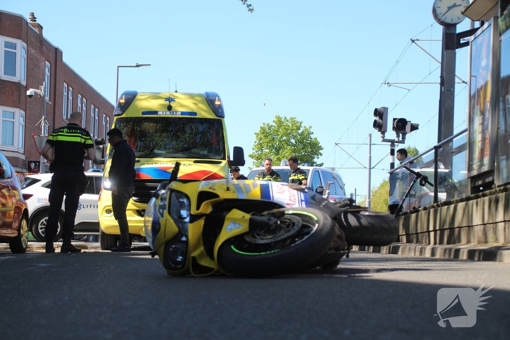 Ongeval tussen motorrijder en elektrische step leidt tot gewonden