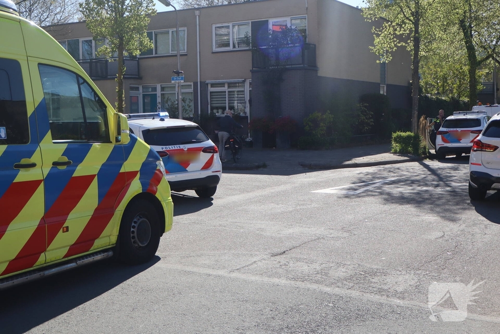 Fiets fors beschadigd na botsing