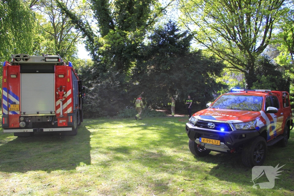 Buitenbrand in Weert snel onder controle
