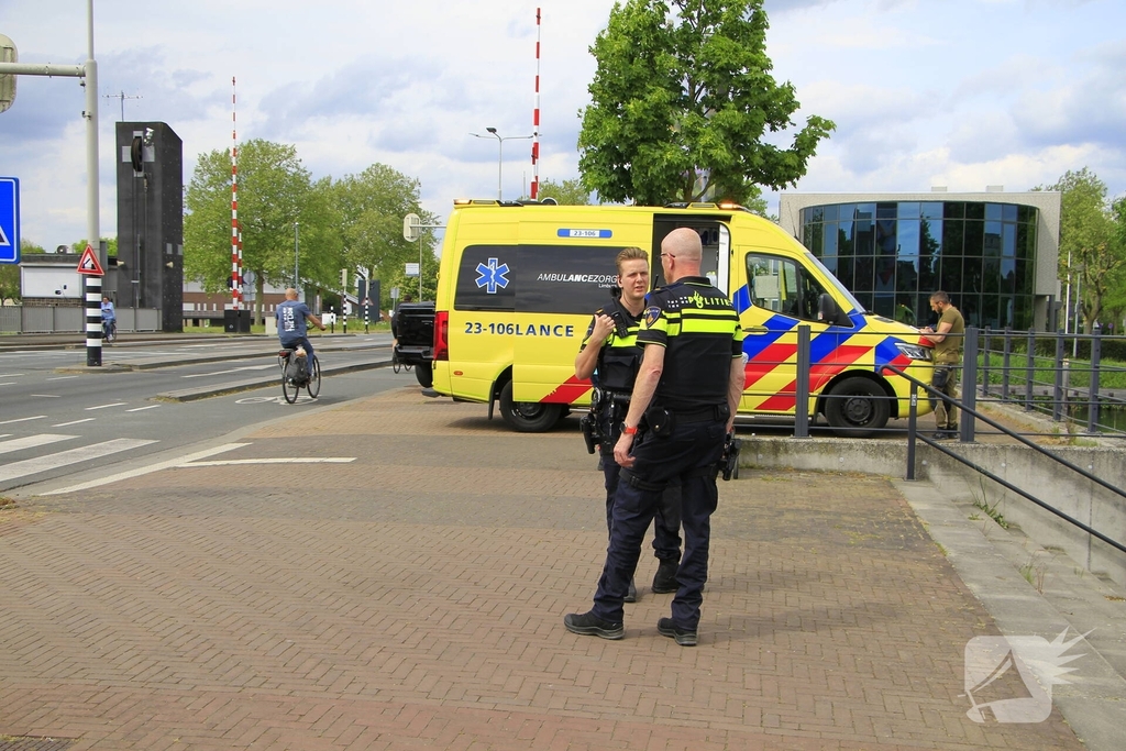 Voetganger aangereden door pick-up truck