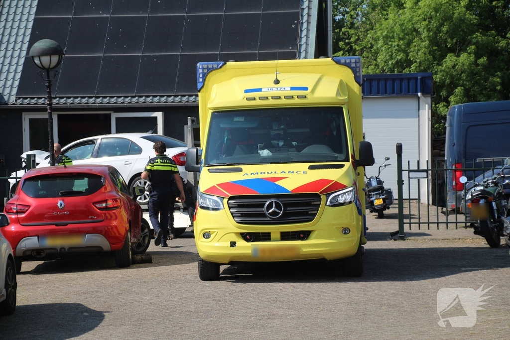 Auto's beschadigd na botsing