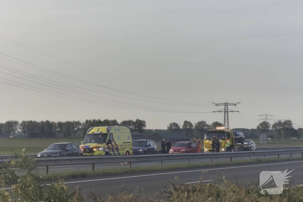 Meerdere voertuigen betrokken bij ongevallen op snelweg