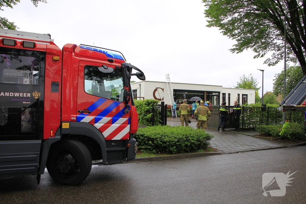 Brand in plafond zorgt voor onrust in kliniek