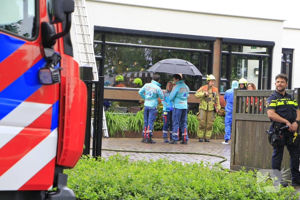 Brand in plafond zorgt voor onrust in kliniek