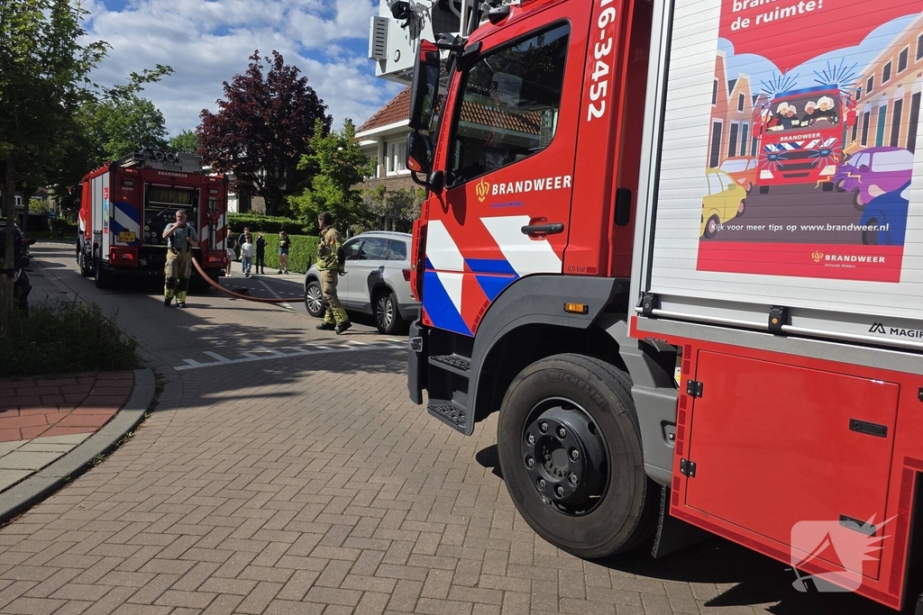 Brand in bijgebouw geblust