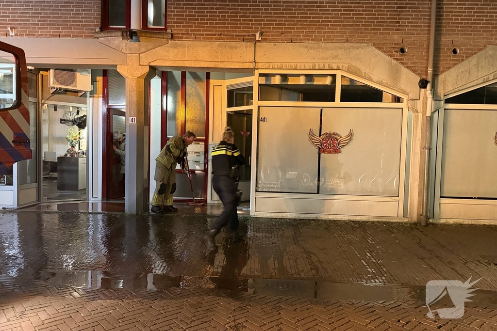 Tattooshop getroffen door waterlekkage