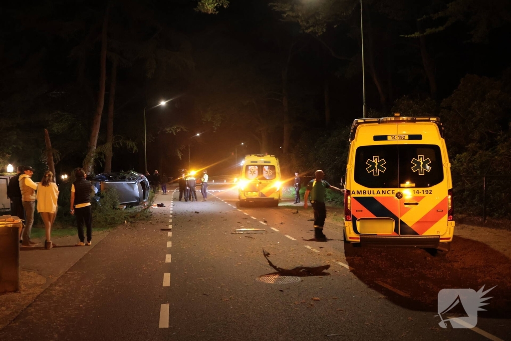 Zwaar ongeval leidt tot ziekenhuisopname bestuurder