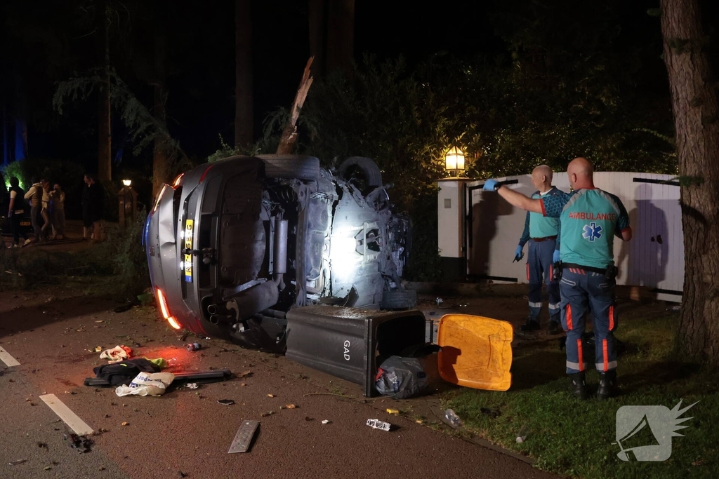 Zwaar ongeval leidt tot ziekenhuisopname bestuurder