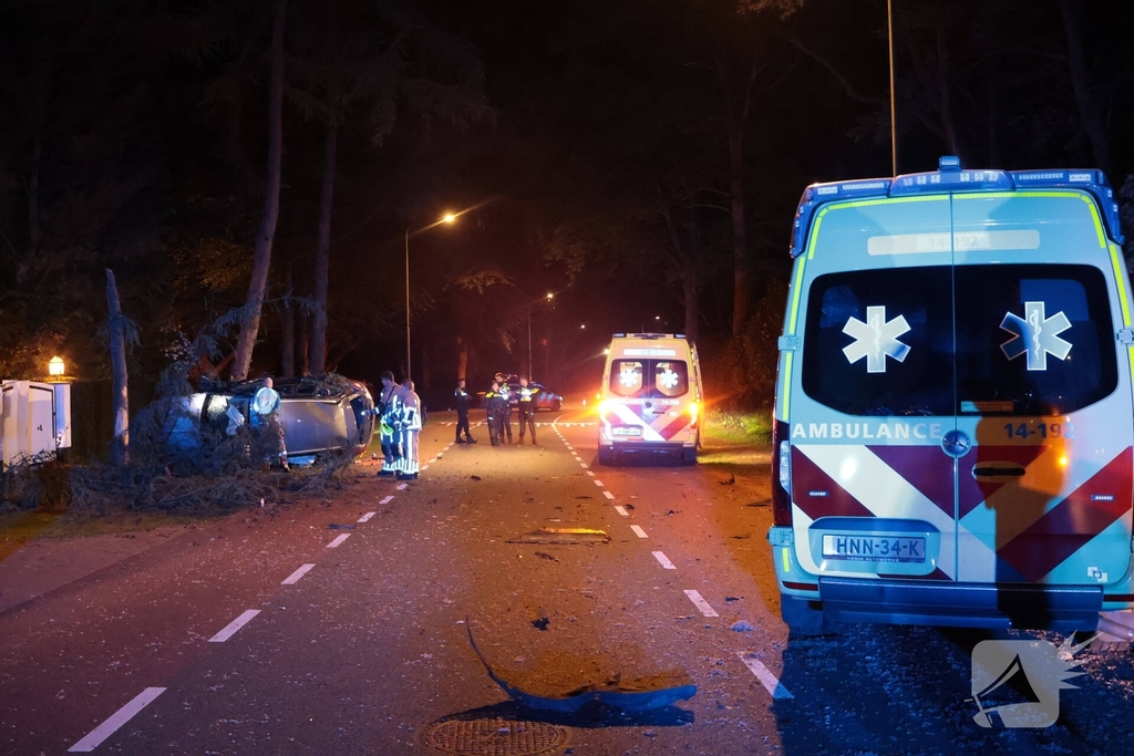 Zwaar ongeval leidt tot ziekenhuisopname bestuurder