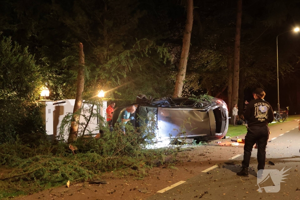 Zwaar ongeval leidt tot ziekenhuisopname bestuurder