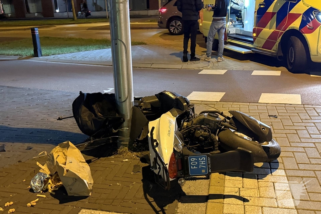 Ongeval met scooter en auto leidt tot onrust