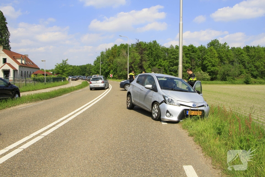 Aanrijding met forse schade door blackout