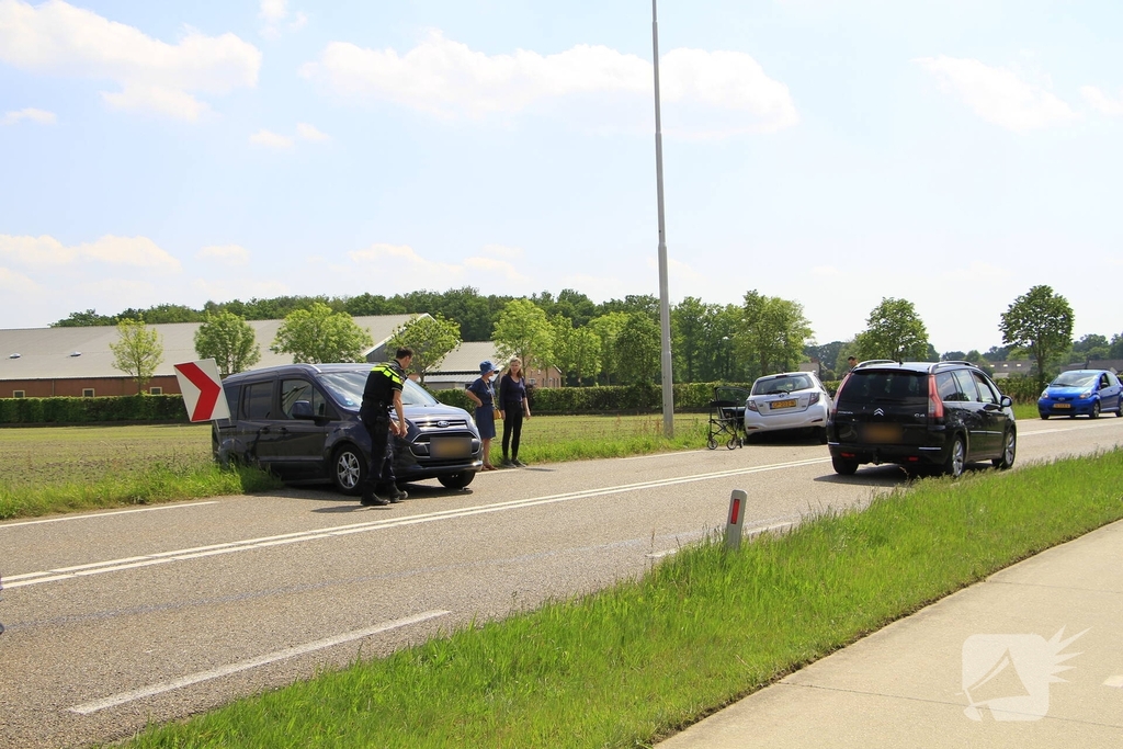 Aanrijding met forse schade door blackout