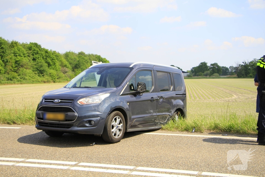Aanrijding met forse schade door blackout