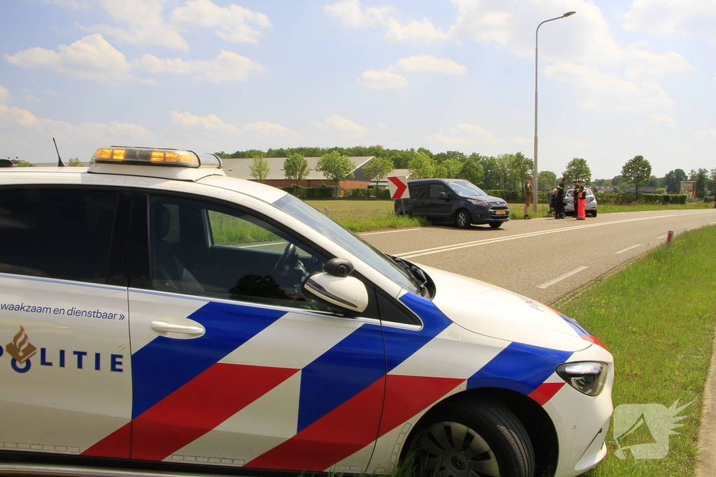 Aanrijding met forse schade door blackout