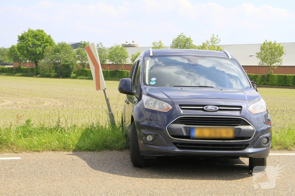 Aanrijding met forse schade door blackout