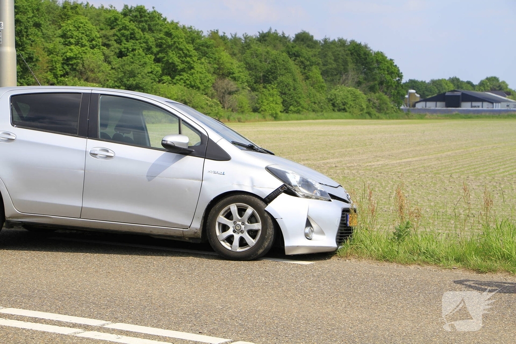 Aanrijding met forse schade door blackout