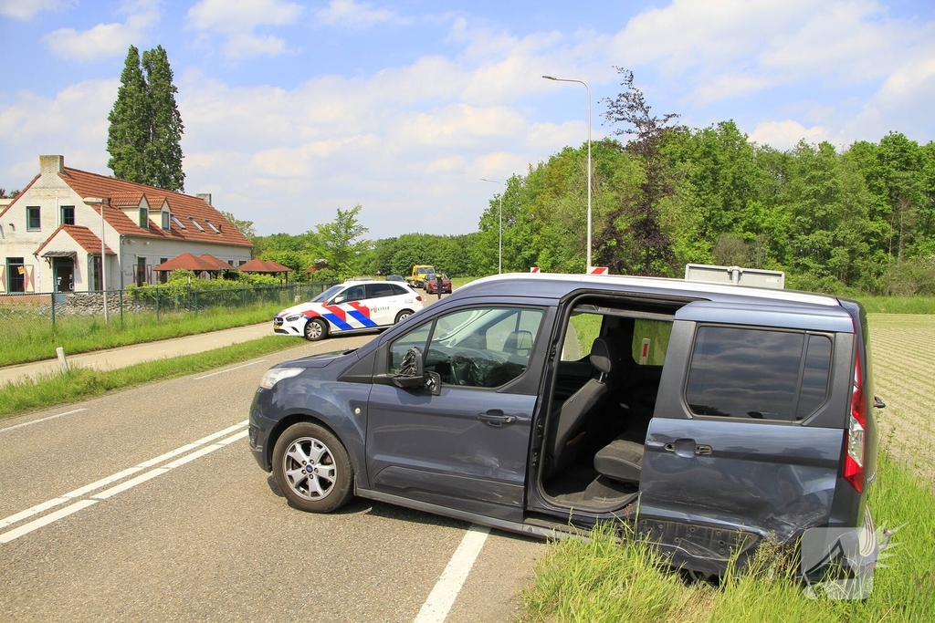 Aanrijding met forse schade door blackout