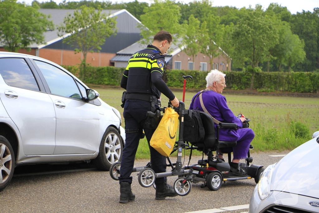 Aanrijding met forse schade door blackout