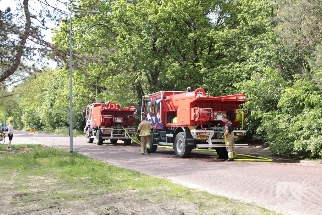 Brand in bosgebied onder controle
