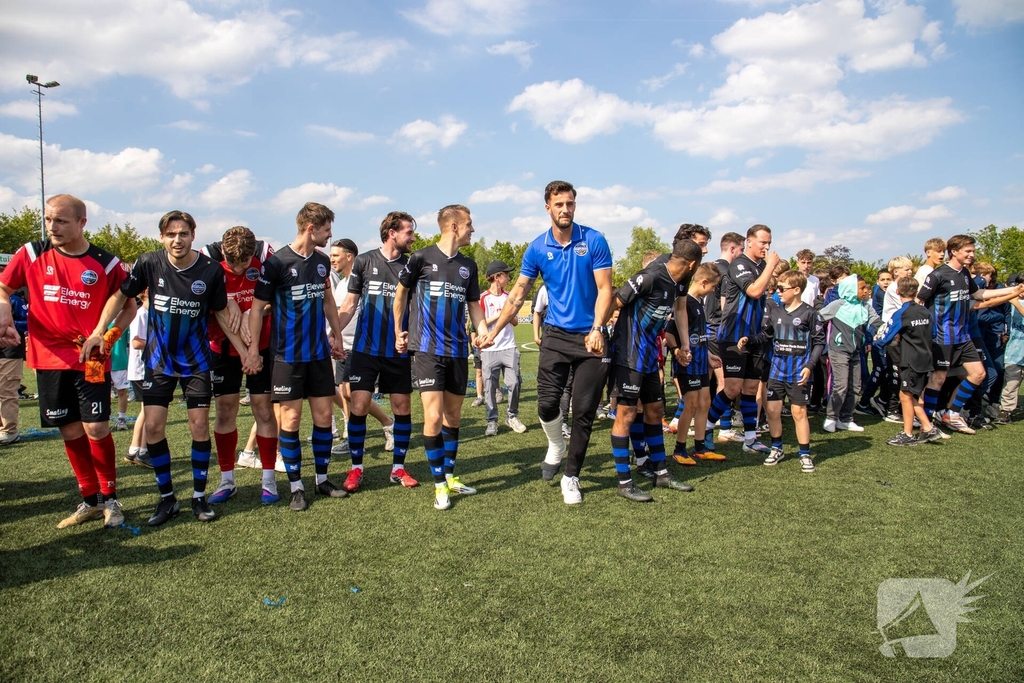 SV Poortugaal pakt kampioenschap in zonovergoten duel tegen SHO