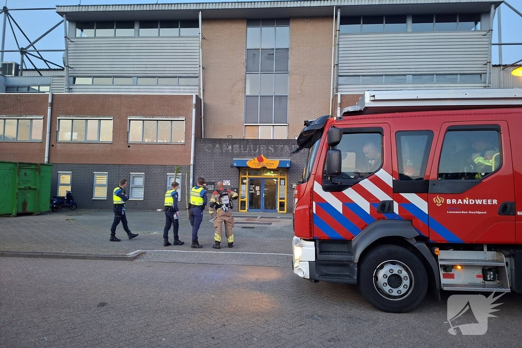 Grote rookontwikkeling bij oude Cambuurstadion