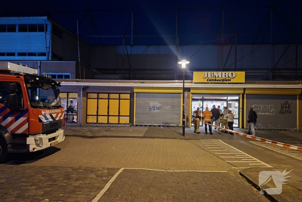 Grote rookontwikkeling bij oude Cambuurstadion