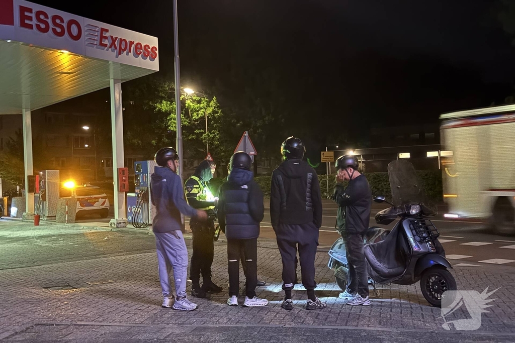 Brand in scooter snel geblust door omstanders