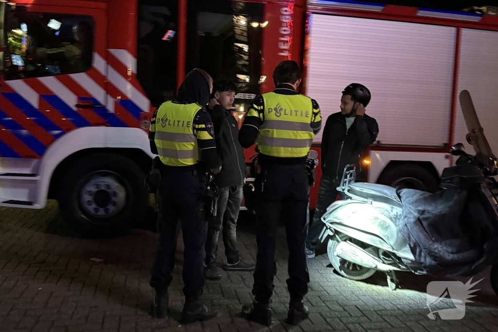 Brand in scooter snel geblust door omstanders