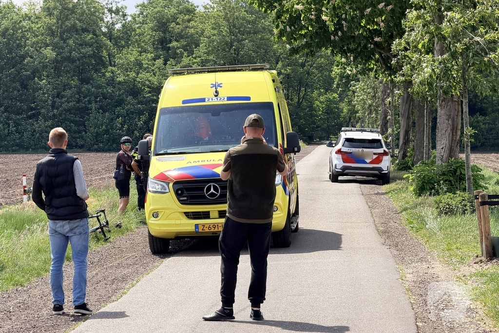 Wielrenner gewond na valpartij