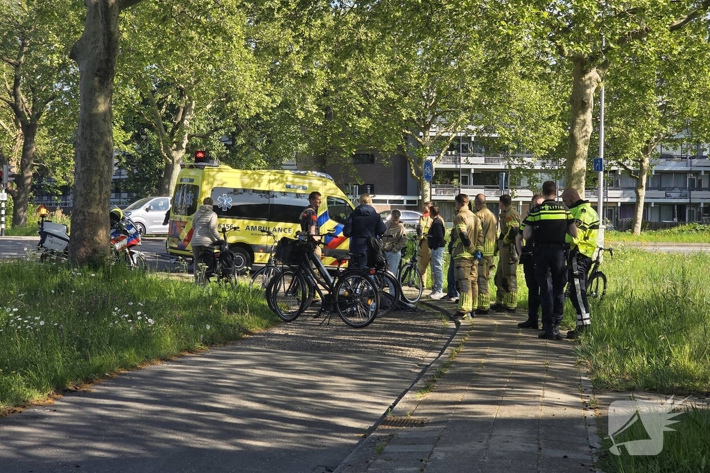 Fietser gewond bij ongeval op fietspad