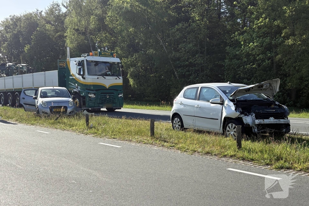 Verkeersongeval veroorzaakt vertraging