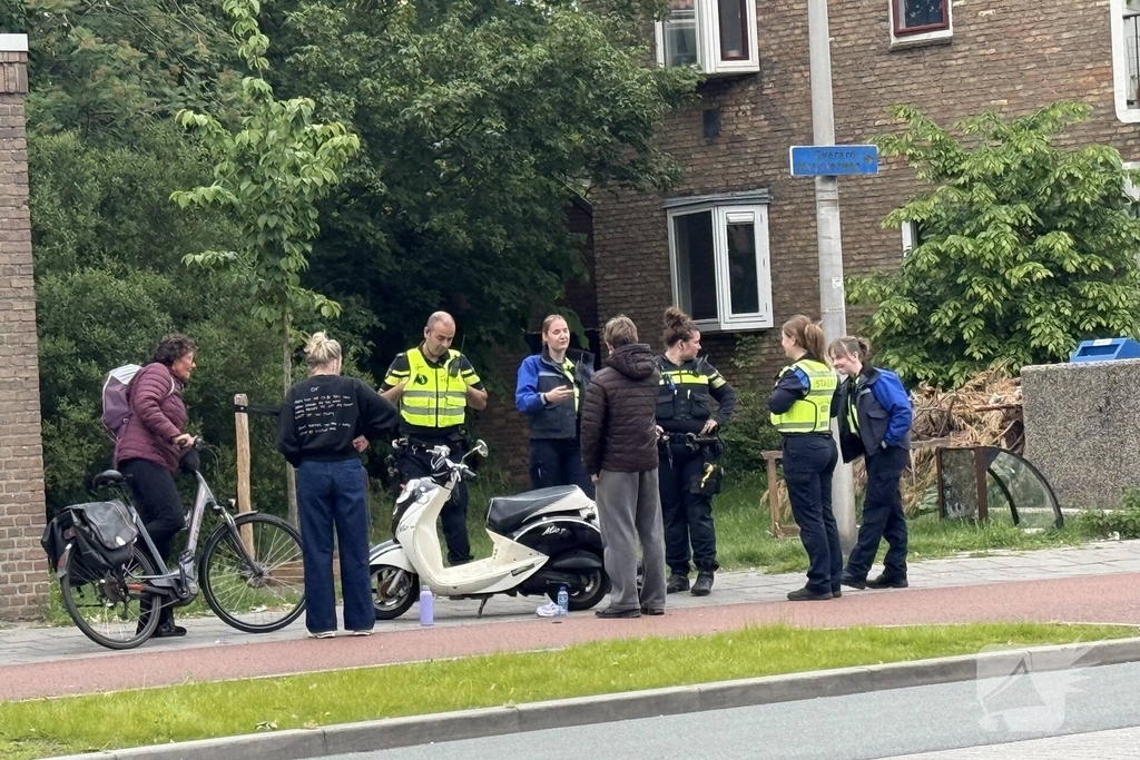 Politie en handhaving aanwezig bij ongeval