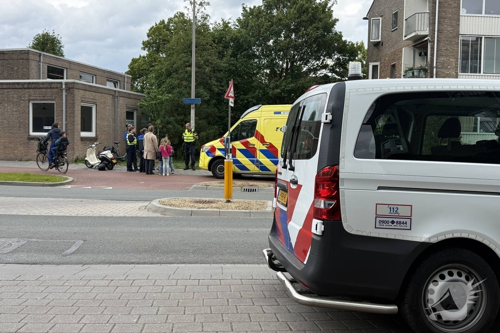 Politie en handhaving aanwezig bij ongeval