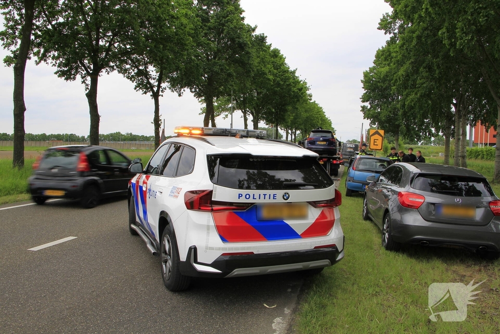 Forse schade bij kop-staartbotsing