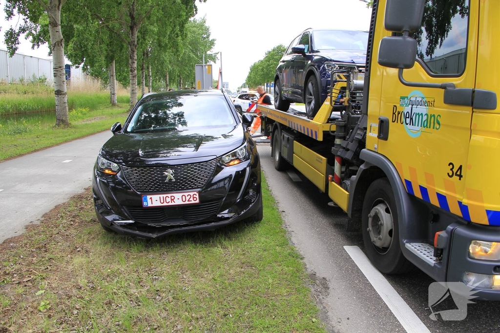 Forse schade bij kop-staartbotsing