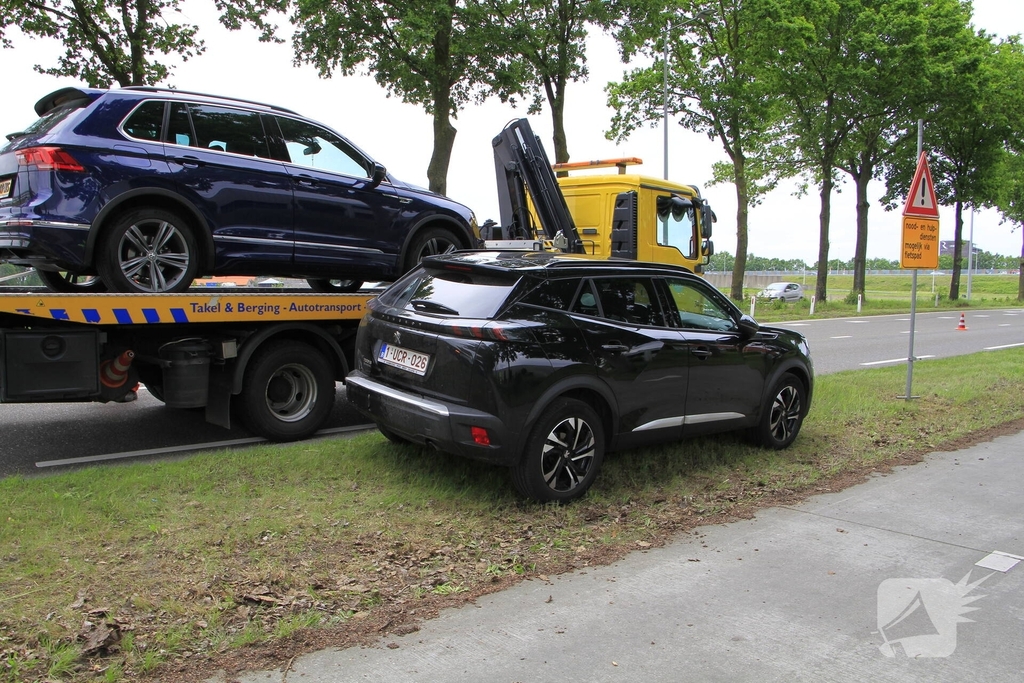 Forse schade bij kop-staartbotsing
