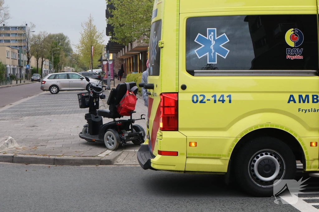 Scootmobielrijder gewond na ongeval