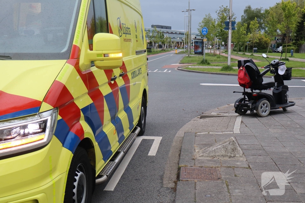 Scootmobielrijder gewond na ongeval
