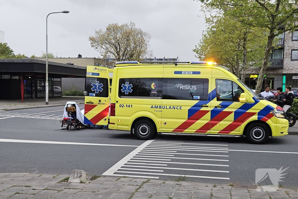 Scootmobielrijder gewond na ongeval