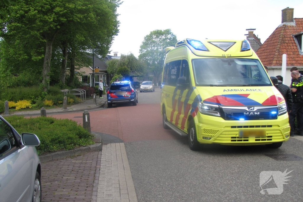 Fietser gewond bij aanrijding met auto