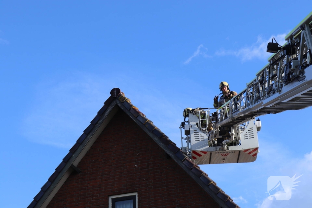 Rookontwikkeling bij schoorsteenbrand
