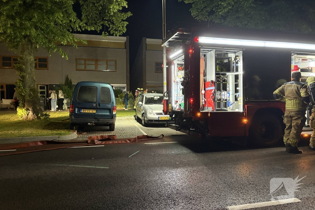 Brand in bijgebouw snel onder controle