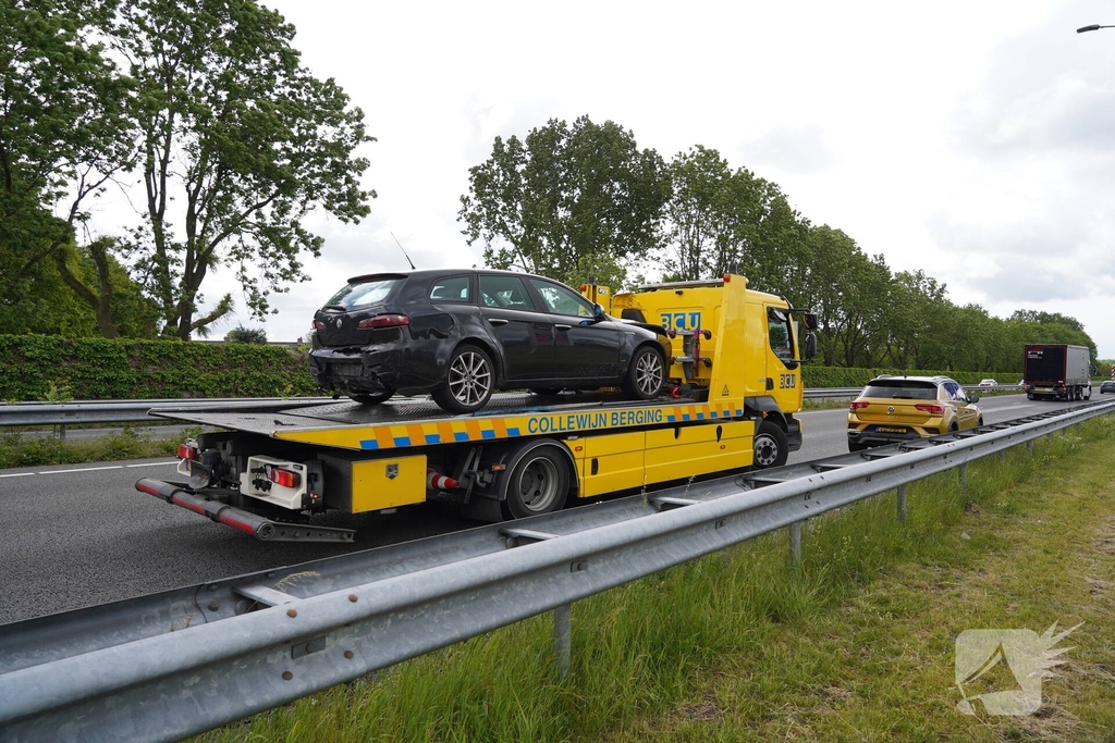 Drie voertuigen betrokken bij kettingbotsing