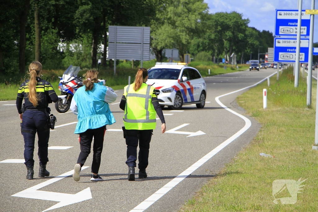 Kopstaartbotsing bij verkeerslichten met kinderen betrokken