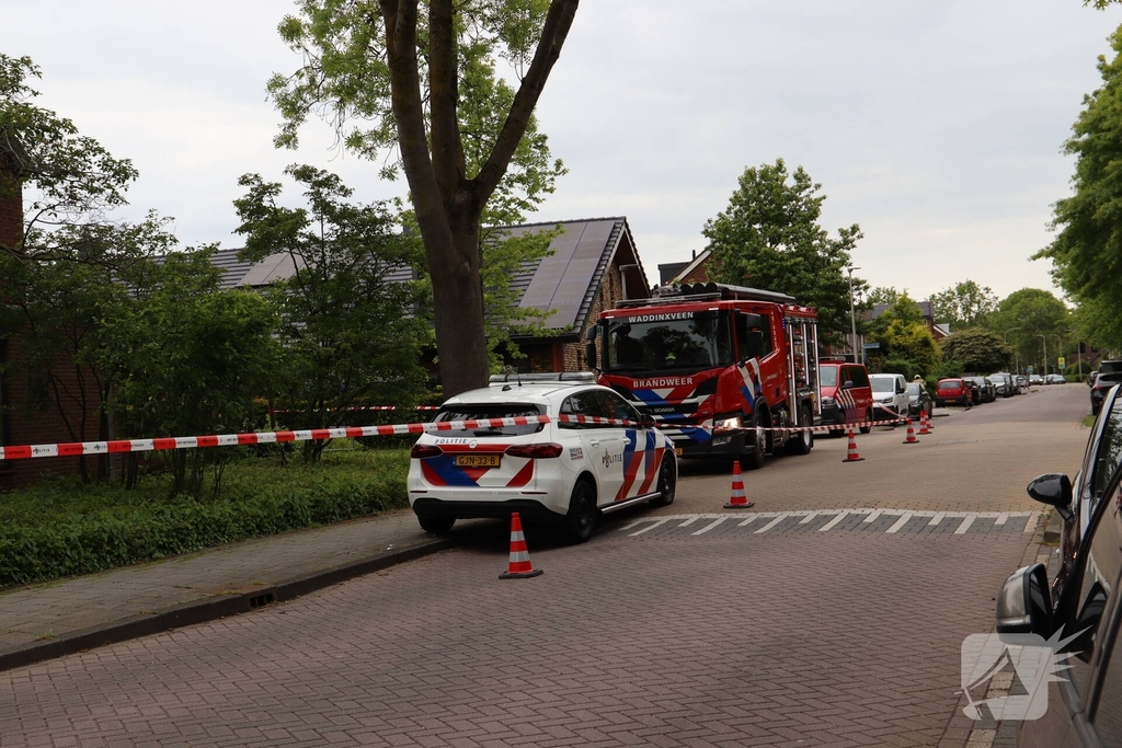 Gaslekkage leidt tot grote brandweeractie