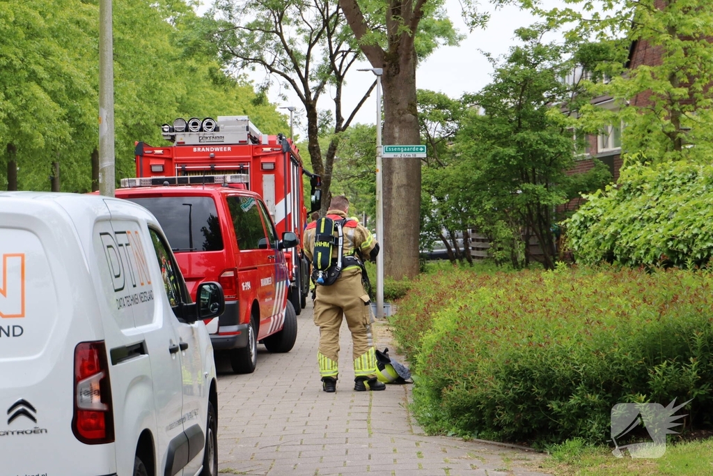 Gaslekkage leidt tot grote brandweeractie