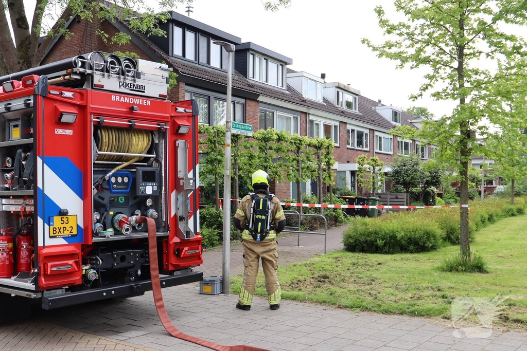 Gaslekkage leidt tot grote brandweeractie