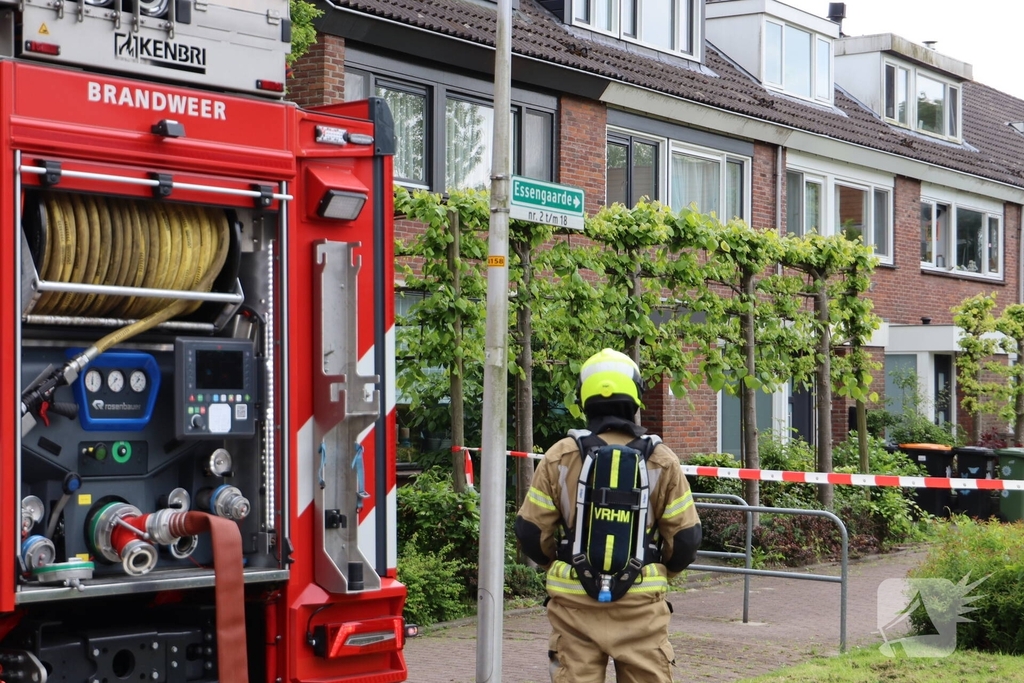 Gaslekkage leidt tot grote brandweeractie